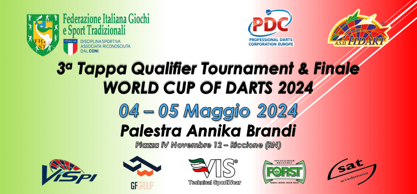 3° tappa & Finale - Qualificazione PDC World Cup Of Darts 2024