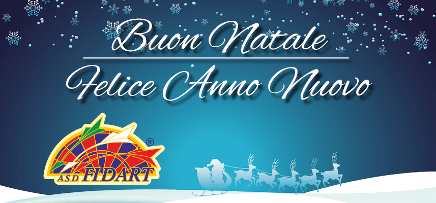 La A.s.d. F.i.Dart vi Augura Buon Natale e Felice Anno Nuovo.